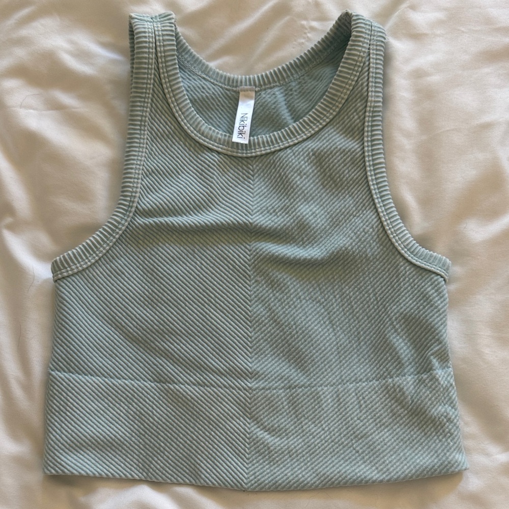 Ribbed stretchy top